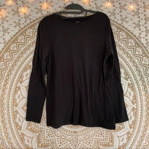 Long Sleeve Black T-Shirt from Primark